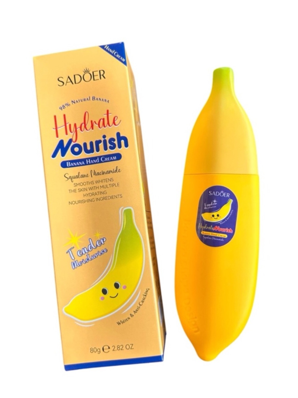 Sadoer Banana Hand Cream NIB New in Sealed Box